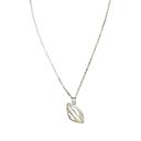  Lips Pendant Necklace in Silver | Kiss Print Charm on Chain