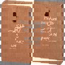  Listen To Your Inside Voice Inspo Block Sign | Square Wooden Desk Wall Decor | 4" x 4"