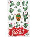 Lookin' Sharp Cactus Cute Enamel Pins on Giftable Cards - 20+ Styles Available