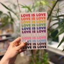  Love Is Love Journal LGBTQ+ Pride Notebook with Rainbow Back Cover | 160 Lined Pages