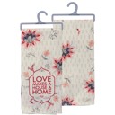  Love Makes A House A Home Dish Towel