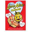  Love Note Postcards Book | 30 Postcards with Horrible Puns and Retro Valentine's-Style Art