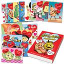  Love Note Postcards Book | 30 Postcards with Horrible Puns and Retro Valentine's-Style Art