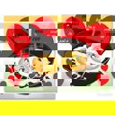  Love Note Postcards Book | 30 Postcards with Horrible Puns and Retro Valentine's-Style Art