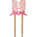  Love You Most Decorative Spatula | Wooden Handle Double-Sided Silicone Turner Flipper