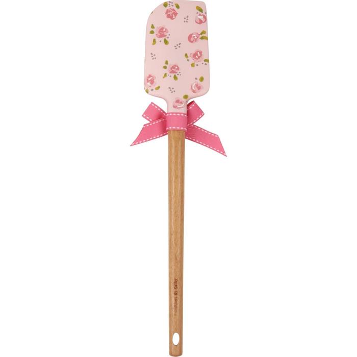 Love You Most Decorative Spatula | Wooden Handle Double-Sided Silicone Turner Flipper