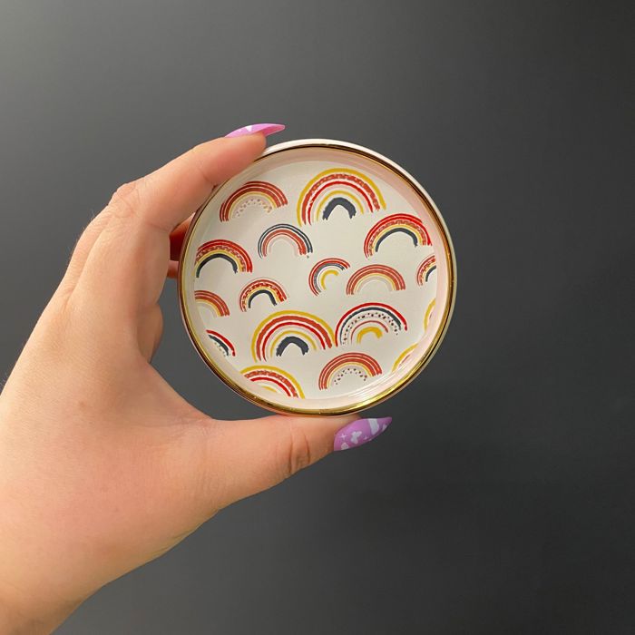 Love Yourself Mug & Coaster Lid with Rainbow Design | Pride LGBTQ