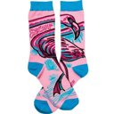 Majestically Awkward Flamingo Funny Sayings Socks - Cozy Giftable Women's Crew Socks