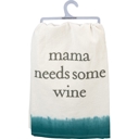  Mama Needs Some Wine Bright Funny Snarky Dish Cloth Towel