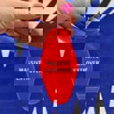  Massive Extrovert Motel Style Keychain In Red