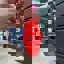  Massive Extrovert Motel Style Keychain In Red