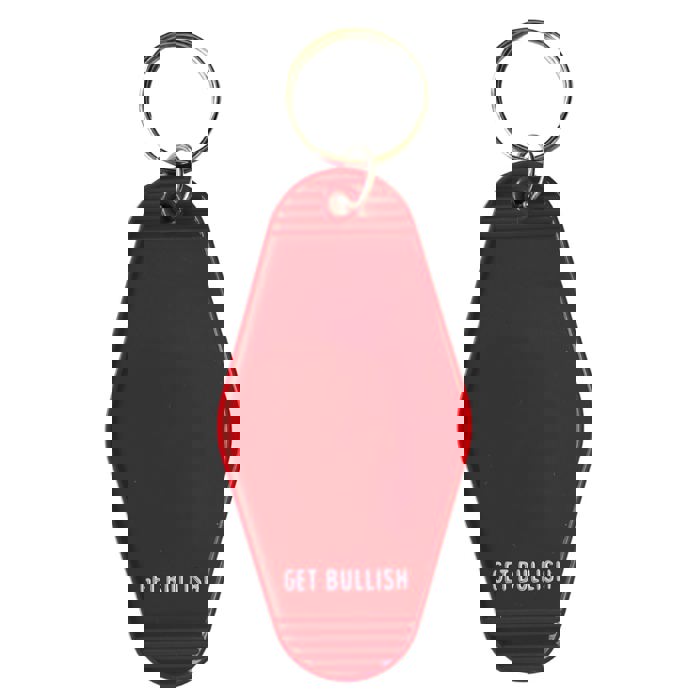 Massive Extrovert Motel Style Keychain In Red