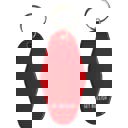  Massive Extrovert Motel Style Keychain In Red