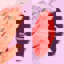  Massive Extrovert Motel Style Keychain In Red