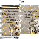  Maybe Money Can't Buy Happiness But I'd Rather Cry In A Mansion Recycled Material Coin Purse Pouch | 5.25" x 4"