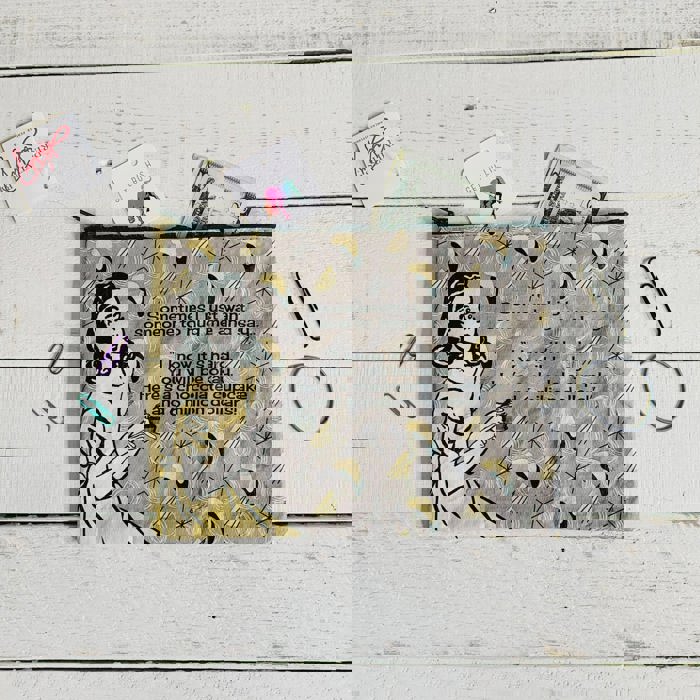 Zipper Wallet Coin Purse Organizer Pouch | 5.25" x 4.25"