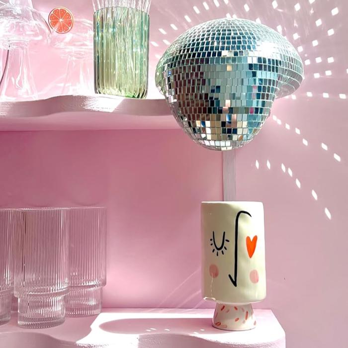 Melty Disco Ball | 70s Retro Novelty Party Gift | Aesthetic Home Decor
