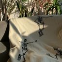  Halloween Reversible Skeletons Throw Blanket | Double-Sided Knitted Throw | 50" x 60"