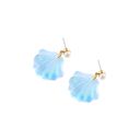  Mermaid Shell Earrings | Iridescent Seashell Drops with Pearl Accent