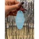  Middle Aged Prodigy Motel Style Keychain in Blue