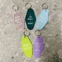  Middle Aged Prodigy Motel Style Keychain in Blue