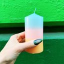  Ombre and Floral Feminine Pillar Candles | Home Gift for Her