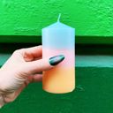  Ombre and Floral Feminine Pillar Candles | Home Gift for Her