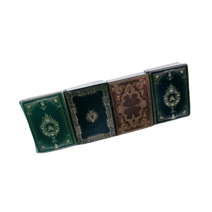 Miniature Books Hair Clip with Real Pages