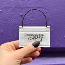  Miracle Of Jesus Ornament | Metal Church Sign Faith Home Decor | 3" x 2" x 0.25"