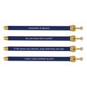  Crown Pens Set of 12 | Giftable Pens | Novelty Office Desk Supplies