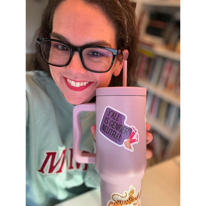 Monocolor Cold Cup Tumbler 40 Oz Handle Travel Mug