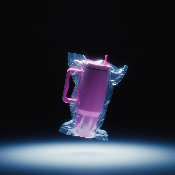 40 oz Raspberry Monochrome Tumbler with Handle and Straw Lid | Cup Holder Friendly Insulated Stainless Steel Travel Mug