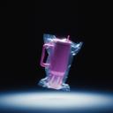  40 oz Raspberry Monochrome Tumbler with Handle and Straw Lid | Cup Holder Friendly Insulated Stainless Steel Travel Mug