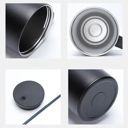  Monocolor Cold Cup Tumbler 40 Oz Handle Travel Mug