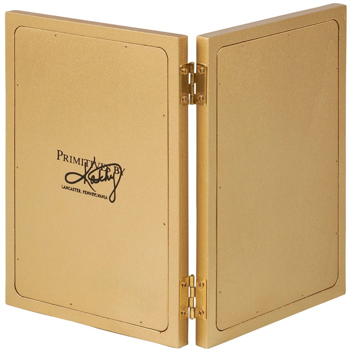 Moody Florals Hinged Frame Art | Spooky Desk Decor | 10" x 7" x 0.25"