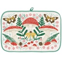  Retro Art Drying Mat for Kitchen – Vintage Illustration Dish Mat for Counters & Dishes