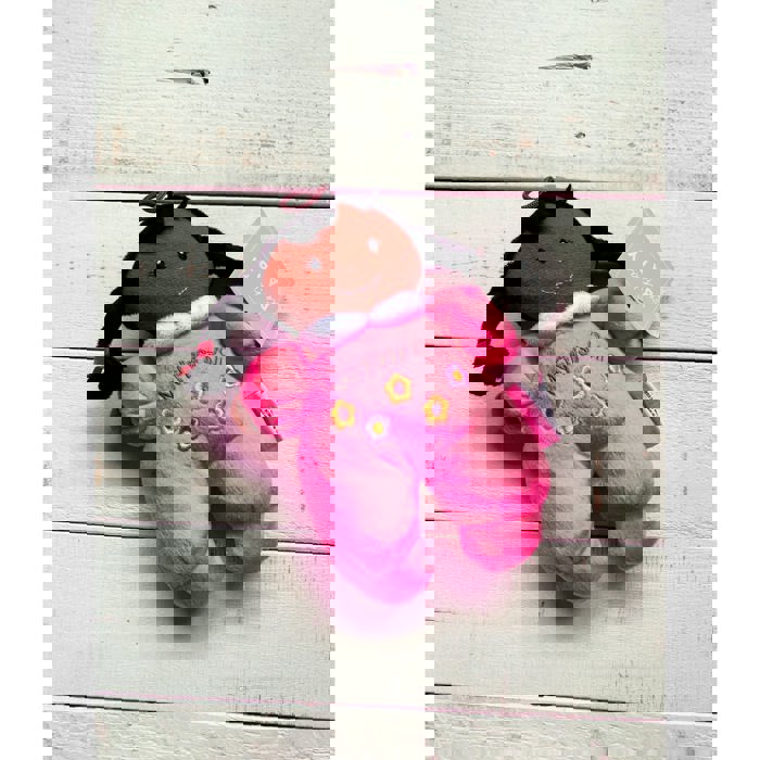 Baby's First Doll in Hot Pink | Soft Plush 8" Brown Skin Doll | Baby Gift 1st Doll 