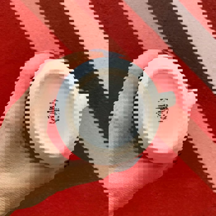 My Love Mug Heart Shaped Handle Mug | Coffee Tea Stoneware Cup | 12oz.