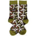  Nature Lover Socks | Mushroom Pattern Design