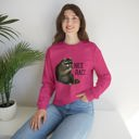 Heliconia Small Nice Racc Unisex Heavy Blend™ Crewneck Sweatshirt Sizes SM-4XL