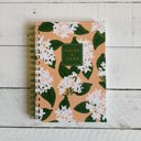  Notes & Ideas Jasmine Flowers Spiral Hard Cover Journal | 160 Ruled Pages Spiral-bound Notebook | 6.25"x 8.25"