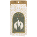  Nouveau Crane Cotton Kitchen Towel | Bird Pattern Hand Tea Dish Cloth | 20" x 28"