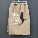  OMG I Forgot To Have Kids Cotton Dish Towel | Dog Lover Funny Novelty Cloth Tea Towel | Gift for Her