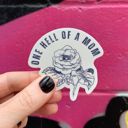 One Hell of a Mom Individual Vinyl Stickers for Water Bottle, Tumbler, Laptop Case - Funny and Cute Designs