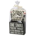  One Small Positive Thought Stationery Gift Set | Giftable | Notebooks, Pencils, Pen Holder