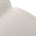  One Step At A Time Vinyl Journal | 120 Pages | Grid on Left Side, Lined on Right