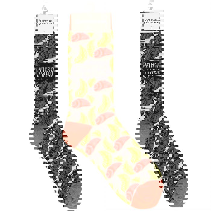 Optimistic by Nature Socks | Snail Pattern Design