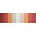  Orange Multi Plaid Table Runner | Double-sided Checkered Stripe Cotton Mat | 56" x 15"