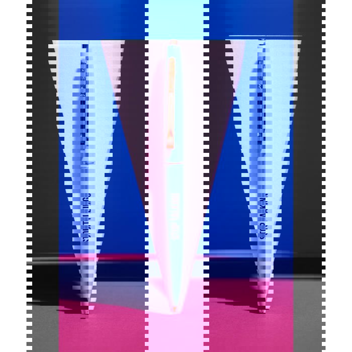 Stop Talking Pen in Aqua with Black Lettering and Gold Accents