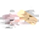  Pack of 3 Take Out Bamboo Lunch Box in Blush Pink | Eco-Friendly and Sustainable | 7.5" x 5" x 2"